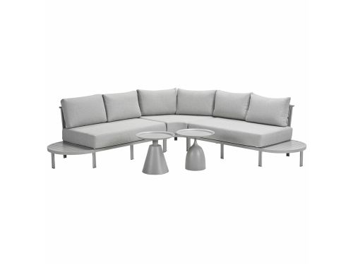 Garden Impressions Queenstown loungeset 5-delig - taupe