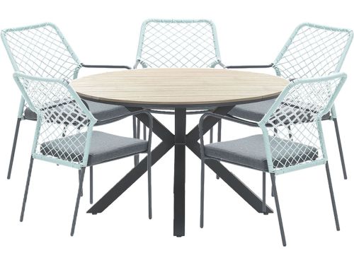 Garden Impressions Ross tuinset 6-delig zacht groen - Tulli tuintafel