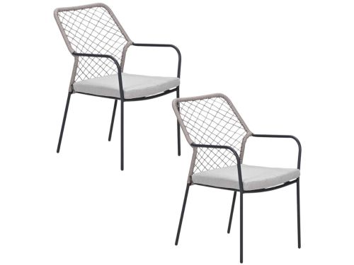 Garden Impressions Ross tuinstoel natural sand - 2 stuks