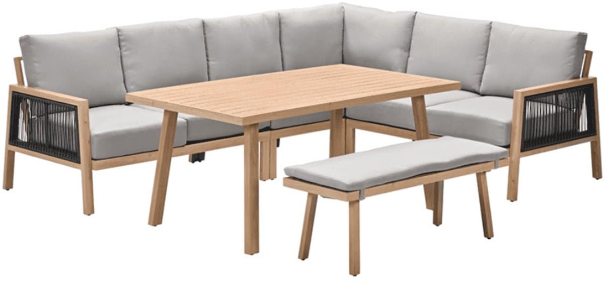 garden impressions san capri lounge dining set 6
