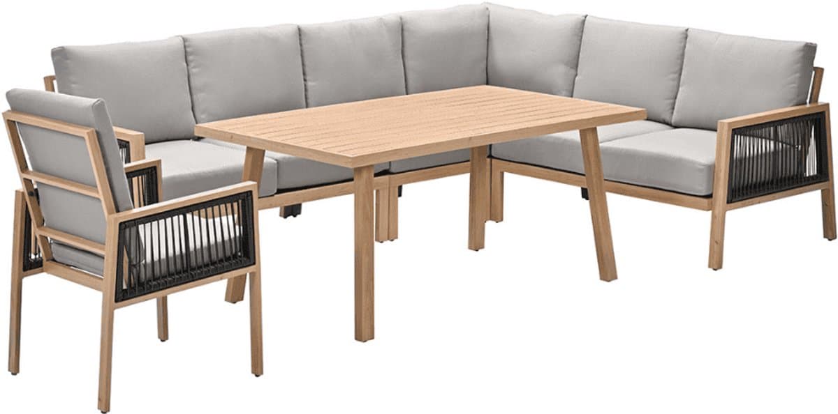 garden impressions san capri lounge dining set 6