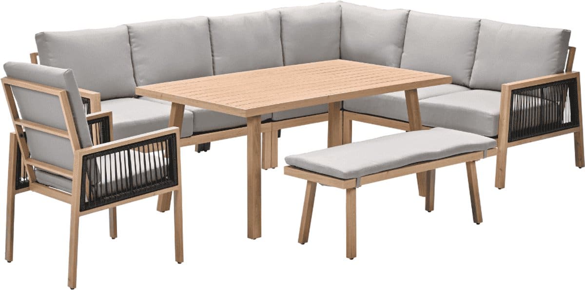 garden impressions san capri lounge dining set 7