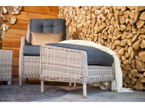 Garden Impressions Santa Rosa relax tuinstoel met voetenbank