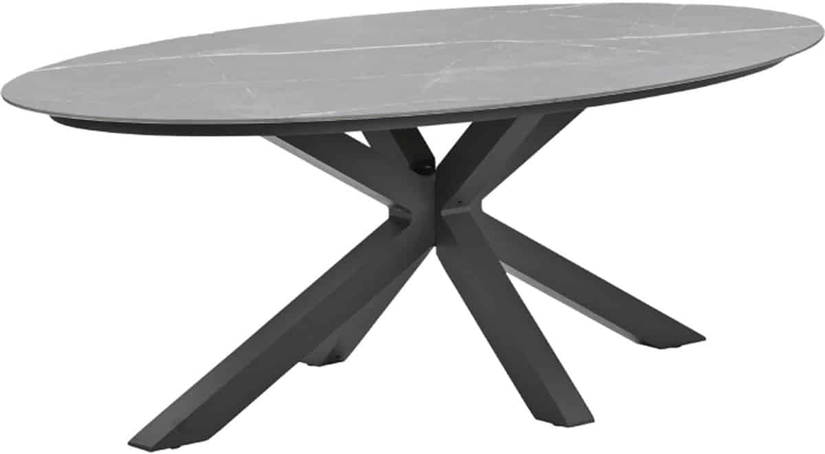 garden impressions scotland tuintafel sicilian grey 230×115 cm