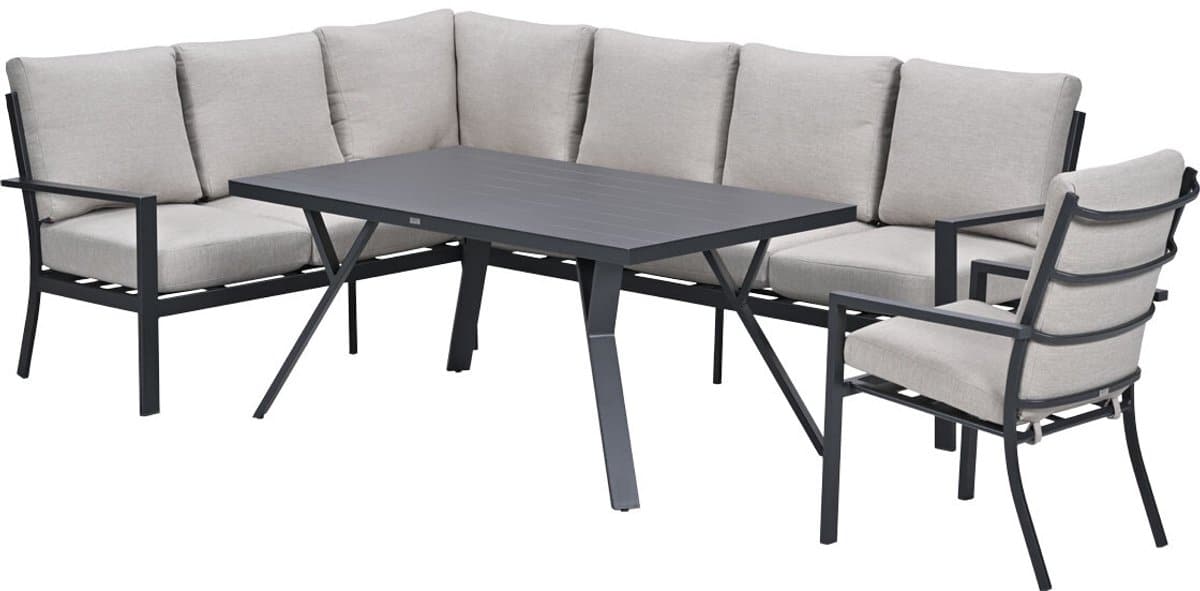 garden impressions senja lounge dining set 4 delig links incl stoel