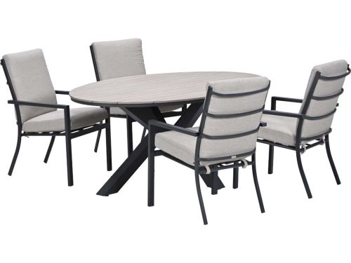 Garden Impressions Senja tuinset 5-delig sandstone - Tulli tuintafel 180x115