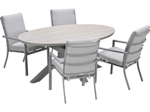 Garden Impressions Senja tuinset 5-delig valley sand - Tulli tuintafel