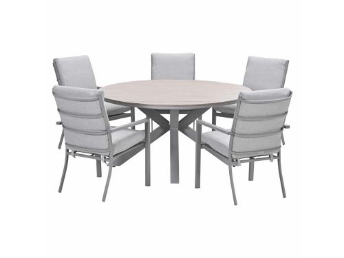 Garden Impressions Senja tuinset 6-delig valley sand - Tulli tuintafel