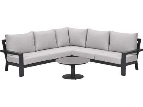 Garden Impressions Sorelli loungeset 4-delig - donker grijs