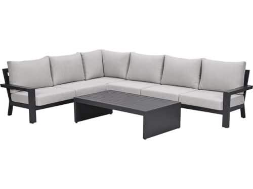 Garden Impressions Sorelli loungeset 5-delig - donker grijs