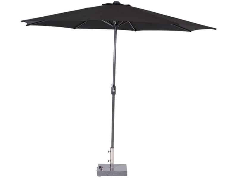 Garden Impressions Stokparasol - Lotus - Ø300 cm - Zwart