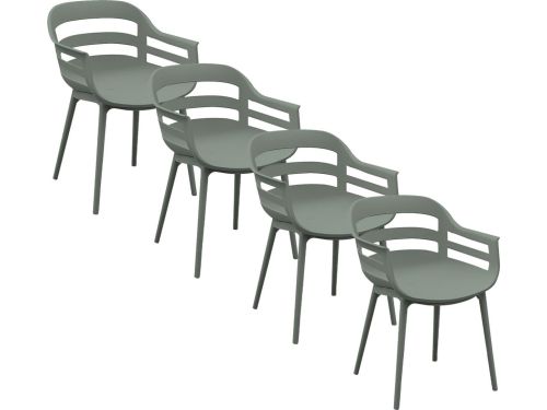 Garden Impressions Sunny tuinstoel olijf - 4 stuks