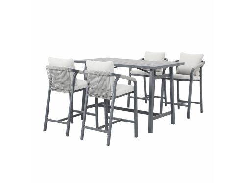 Garden Impressions Tarera bar tuinset 5-delig - donker grijs