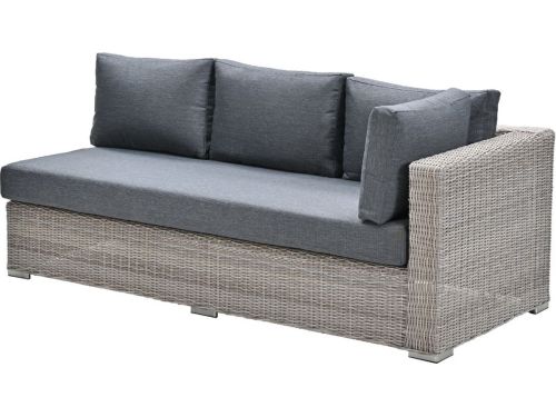 Garden Impressions Tennessee loungebank arm links vintage willow - texfiber