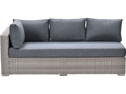 Garden Impressions Tennessee loungebank arm rechts vintage willow - texfiber