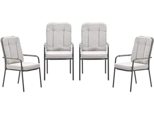 Garden Impressions Venice tuinstoelen set van 4 stapelbaar