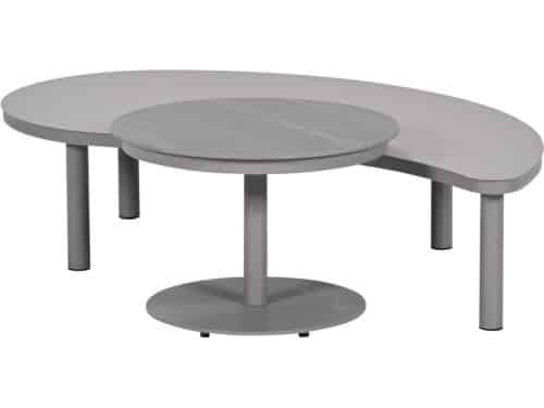 Garden Impressions Zante loungetafels set van 2 - taupe