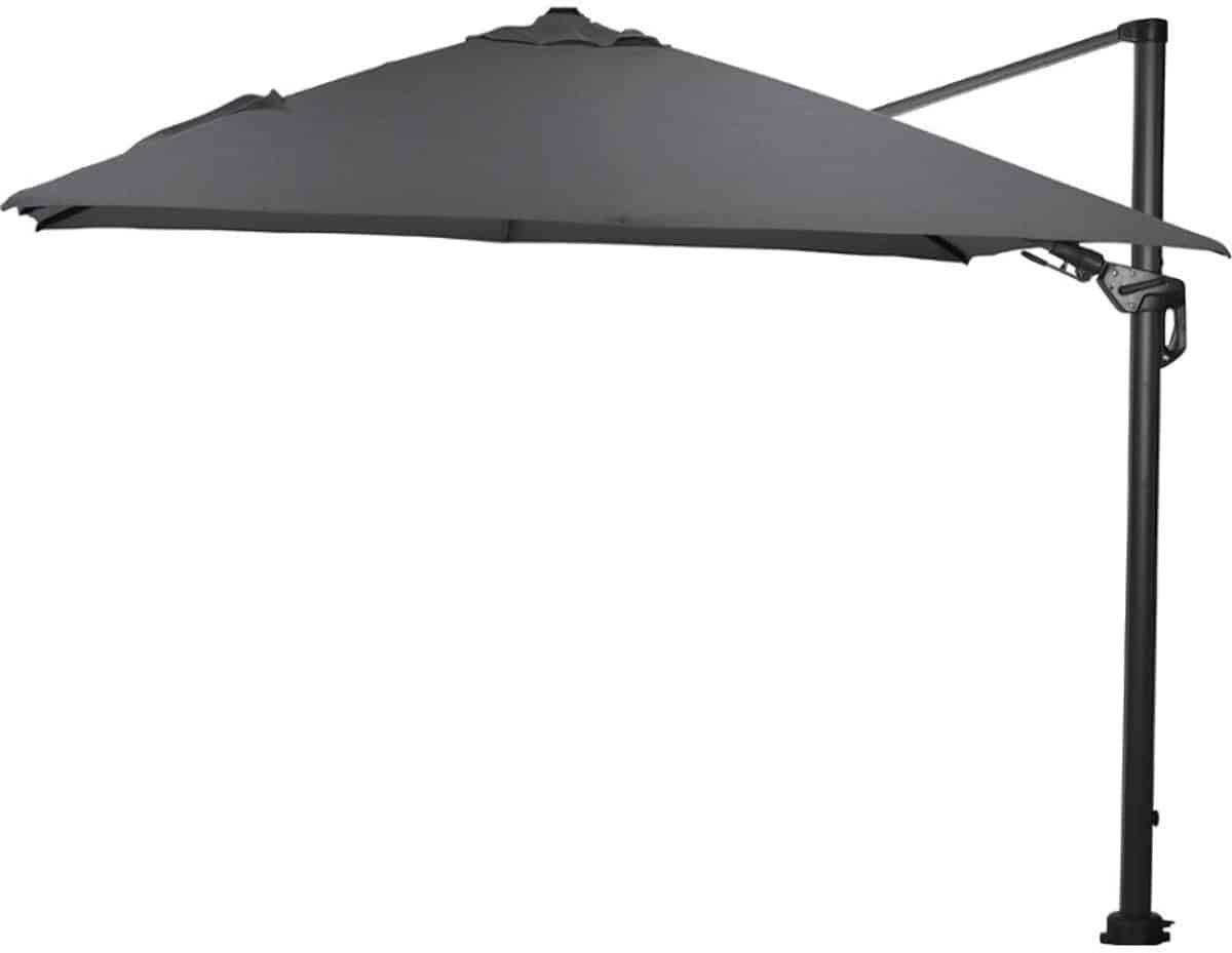 garden impressions zweefparasol hawaii deluxe 300×300 donker grijs