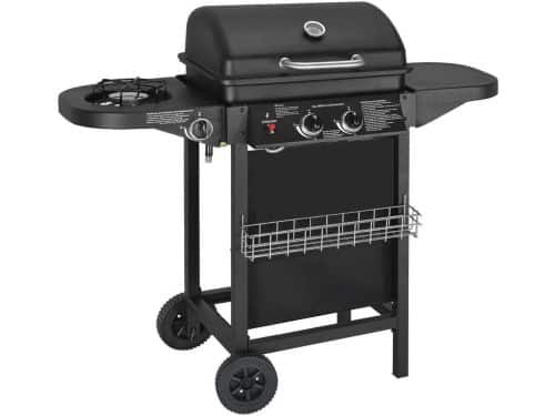 Gas BBQ met 2 + 1 Brander en Zijbrander voor