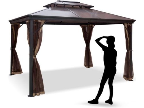 Gazebo 3x3M - Aluminium Frame - Polyester Doek