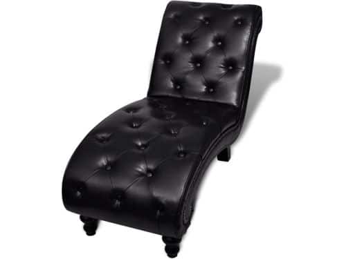 Gecapitonneerde Kunstlederen Loungebank Bruin voor Comfortabele Lounge Ruimtes