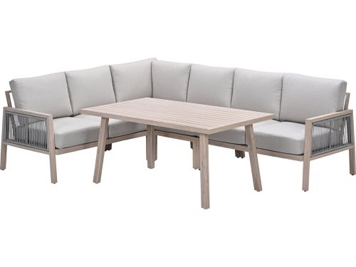 GI Decala rope lounge-/diningset - Teak/Zand