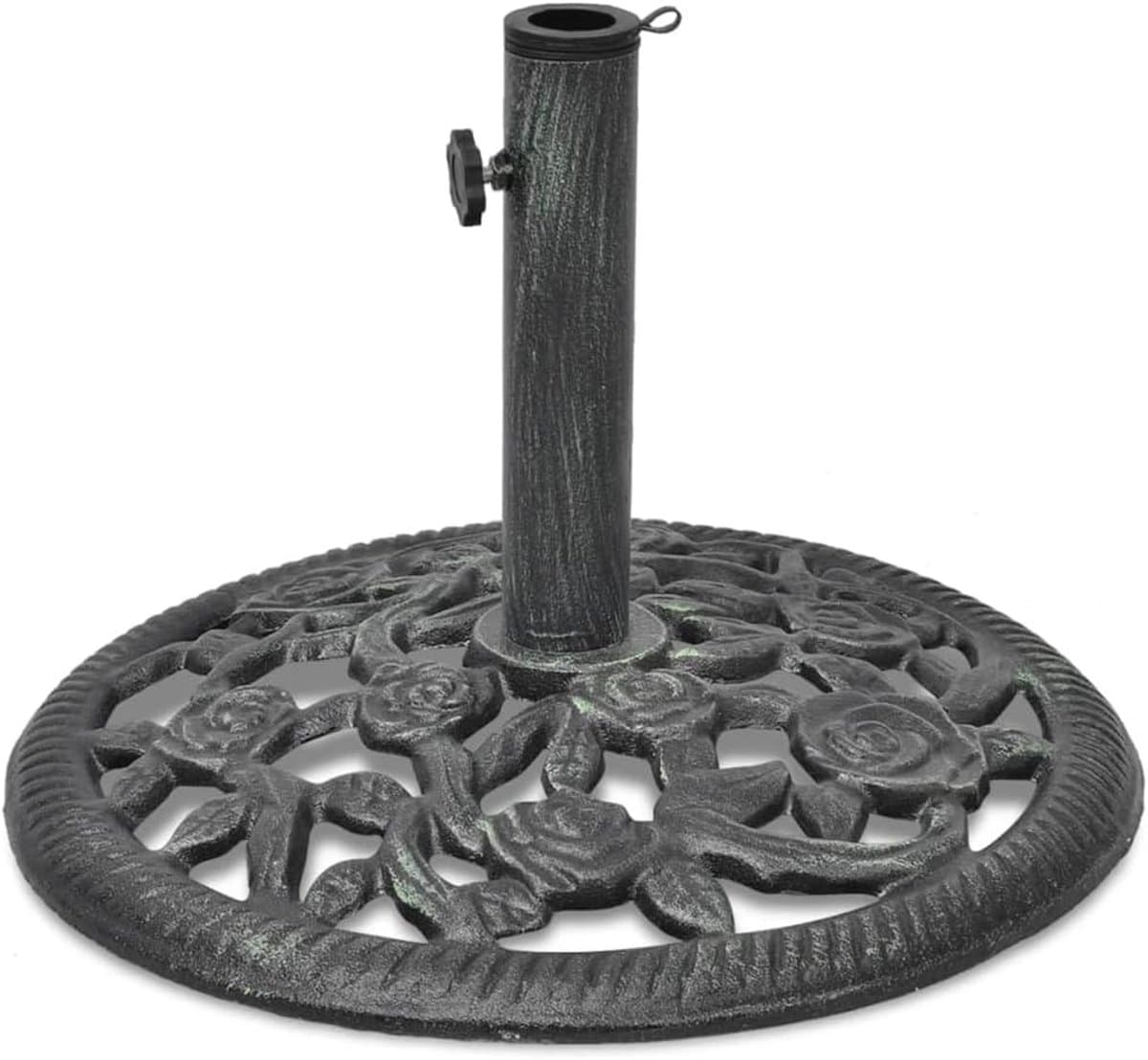 gietijzeren parasolvoet voor parasolstangen 35/38/48 mm stabiliteit en stijl