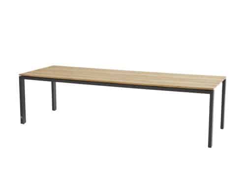 Goa Tafelframe Antracite Met Tafelblad Teak 280 x 95 cm 4SO - 4so