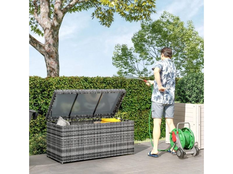 Goodivery - Opbergdoos - Weerbestendig - Donkergrijs - Tuinkist