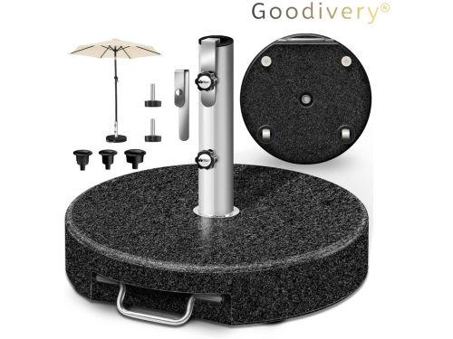 Goodivery® - Parasolvoet Op Wielen - En Telescopisch Handvat 27