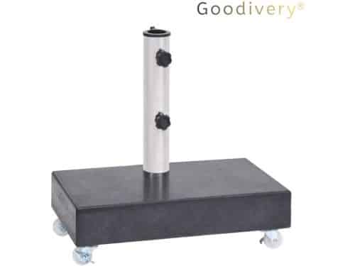 Goodivery® - Parasolvoet Op Wielen - Parapluhouder - Voet