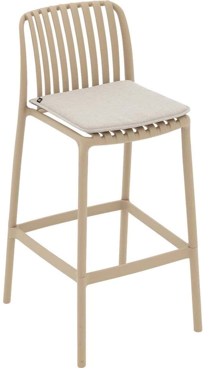 goossens barstoel lygeke kunststof bruin 50 x