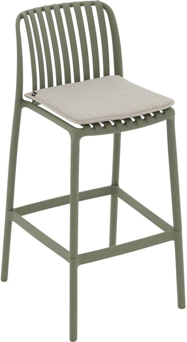 goossens barstoel lygeke kunststof groen 50 x