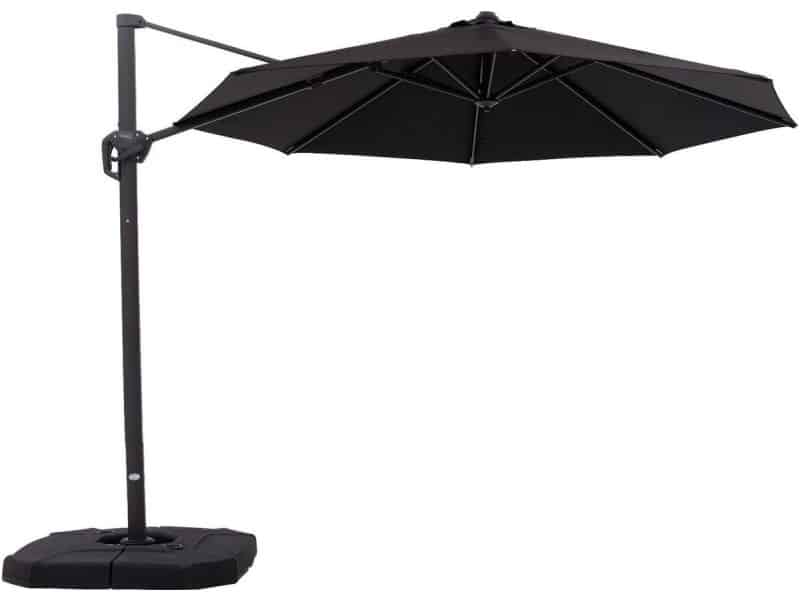 Goossens Parasol svea - Buitenstof - zwart - 300 x