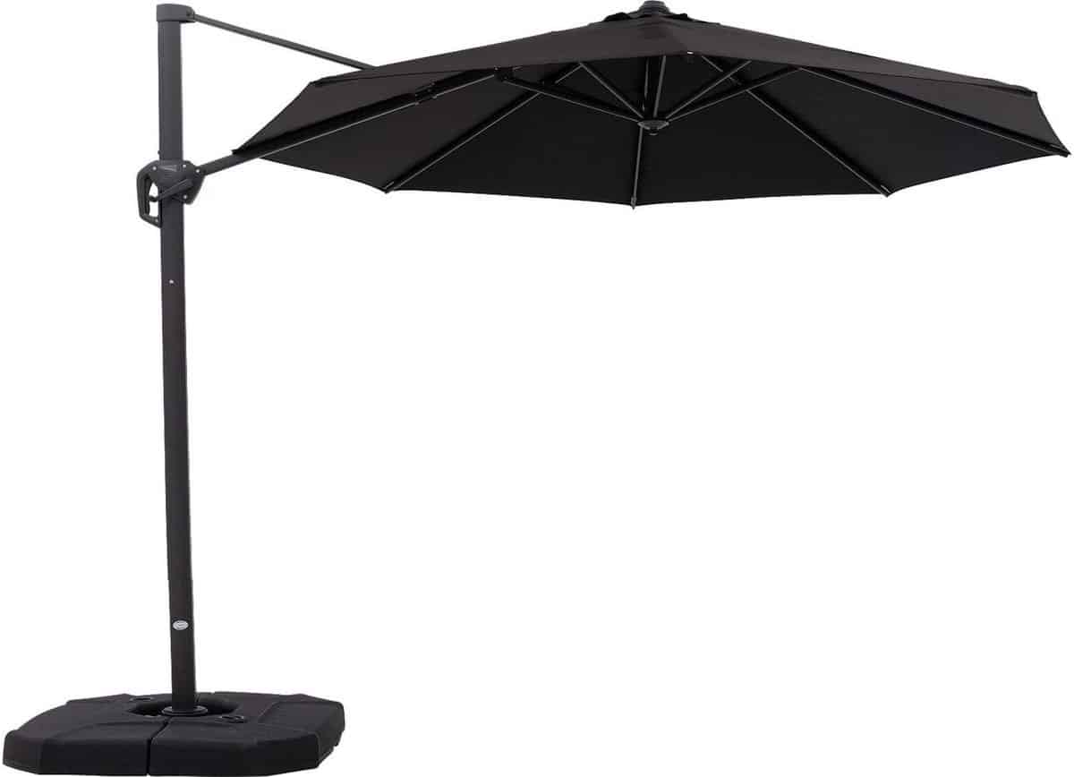 goossens parasol svea buitenstof zwart 300 x