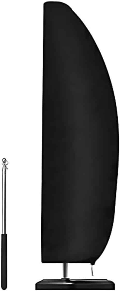 green glow waterdichte parasolhoes met stang voor grote tuinparasol