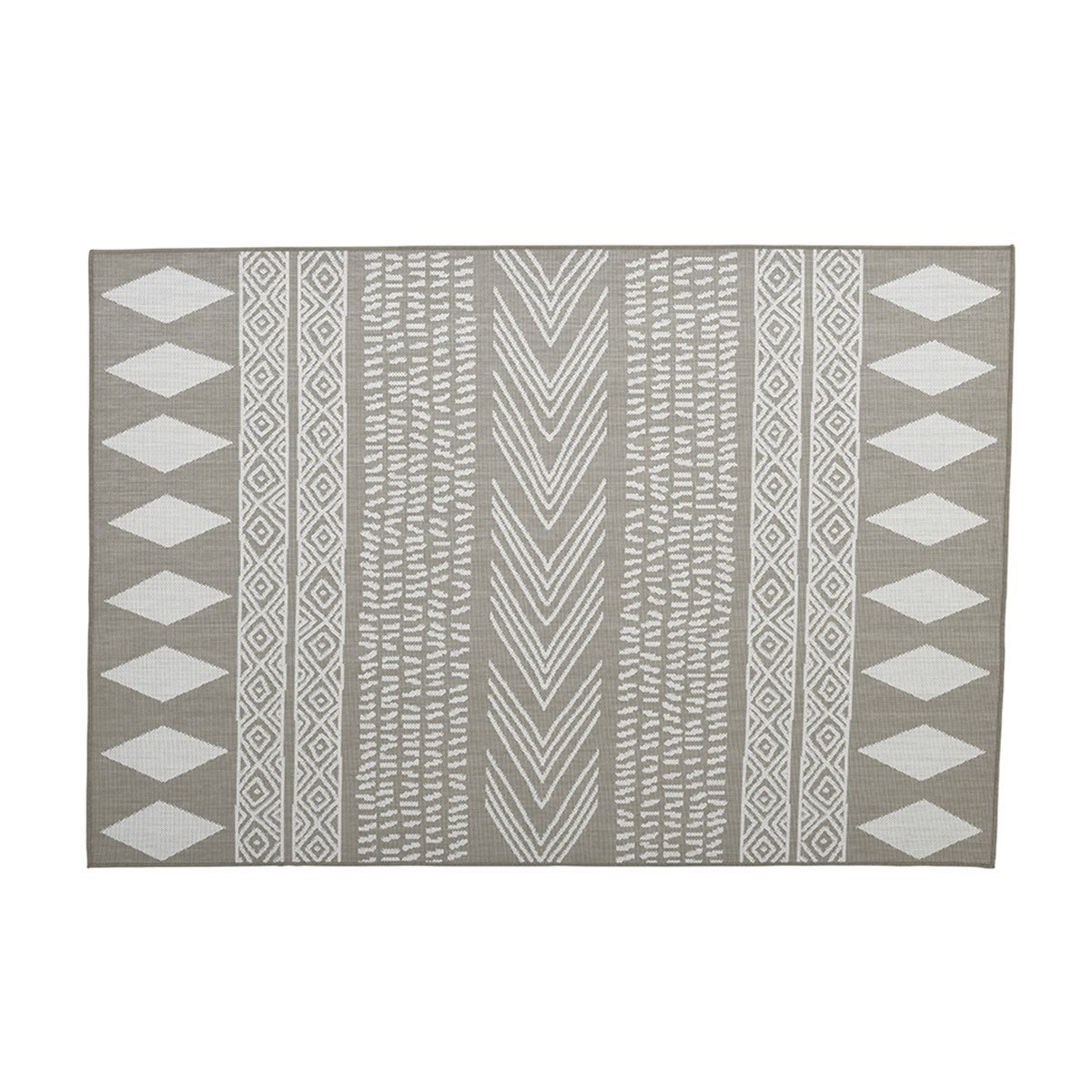 gretha ibiza karpet vloerkleed 200×290 taupe garden impressions garden impressions