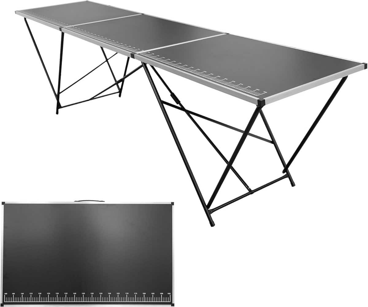 grote opvouwbare werktafel 300 cm ideaal als behangtafel of