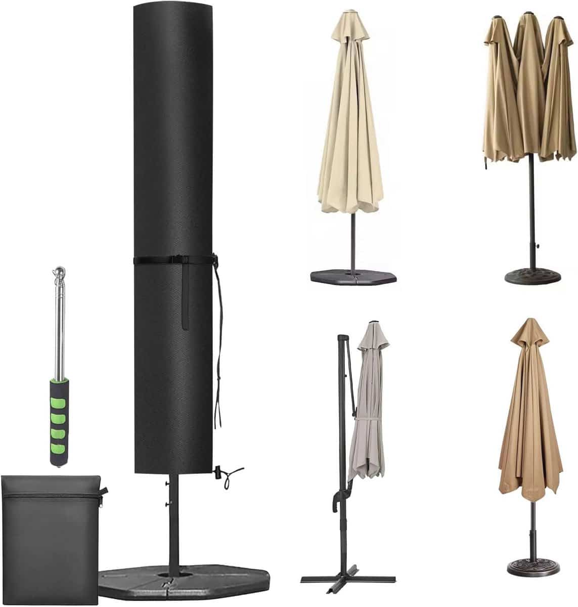 grote parasol beschermhoes met rits waterdichte en uv