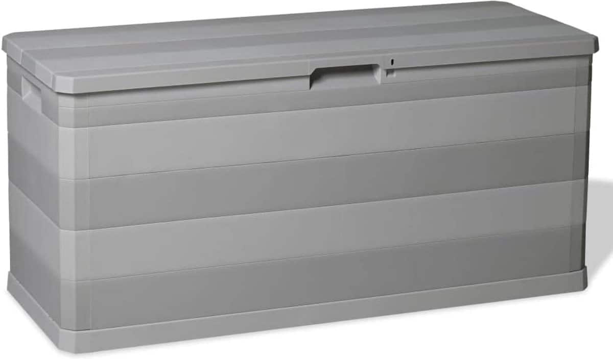 grote tuinkist voor kussens en tuinspullen 117x45x56 cm