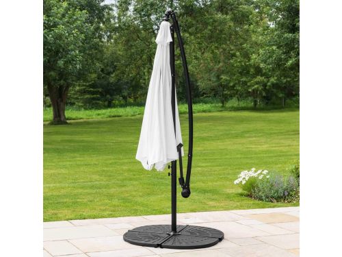 Grote Zweefparasol 3 Meter Verstelbaar - Weerbestendige Tuinparasol Buiten