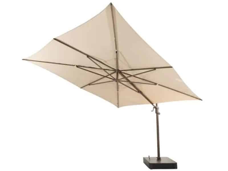 Hacienda zweefparasol 300x400 cm wenge frame beach 4 Seasons Outdoor