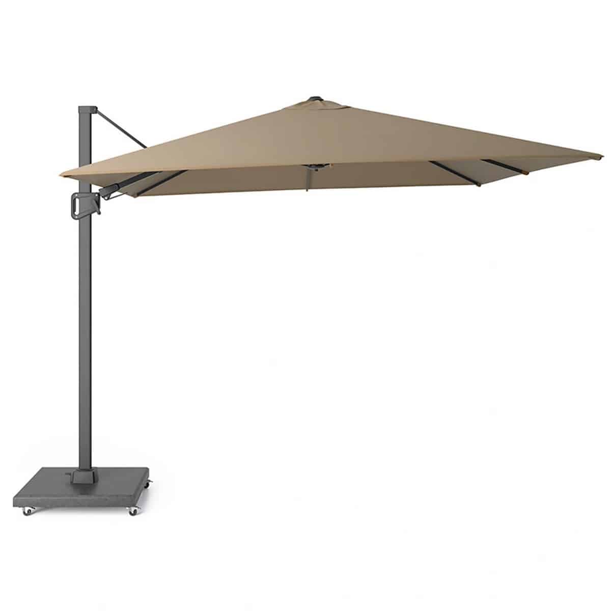halifax zweefparasol 300×300 cm taupe buitengewoon de boet buitengewoon de boet