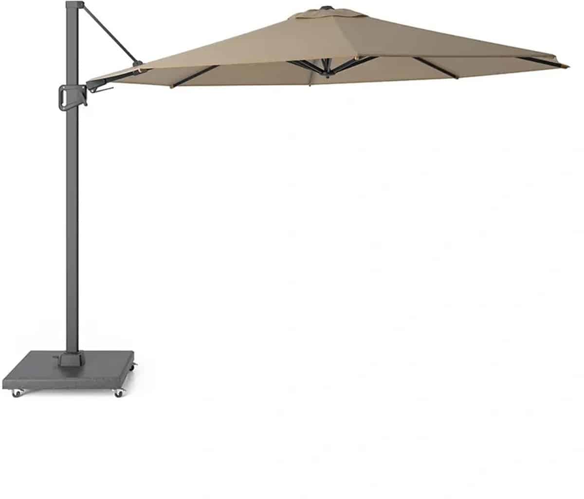 halifax zweefparasol Ø350 cm taupe