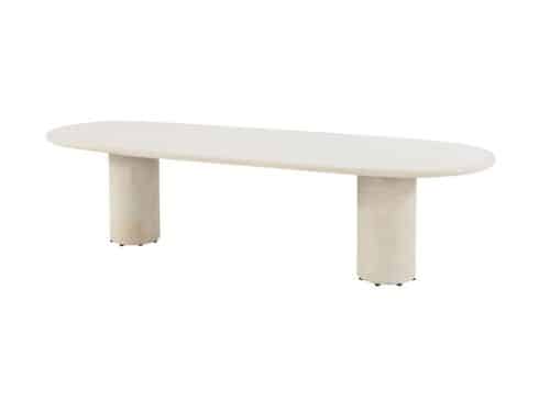 Hampton dining tafel zand ovaal mortex 300x110 cm 4SO - 4so