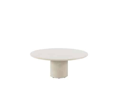 Hampton low dining tafel zand rond mortex dia. 160 cm 4SO - 4so