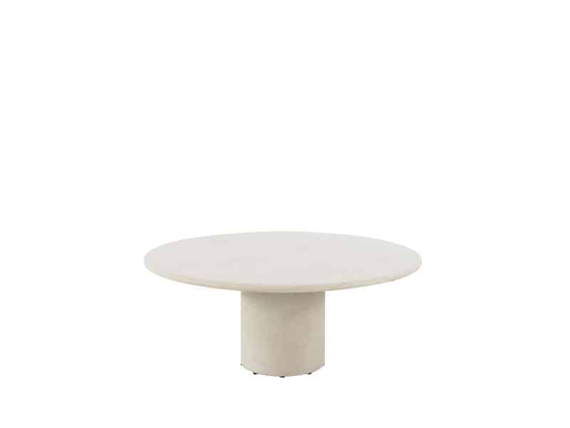 hampton low dining tafel zand rond mortex dia. 160 cm 4so 4so