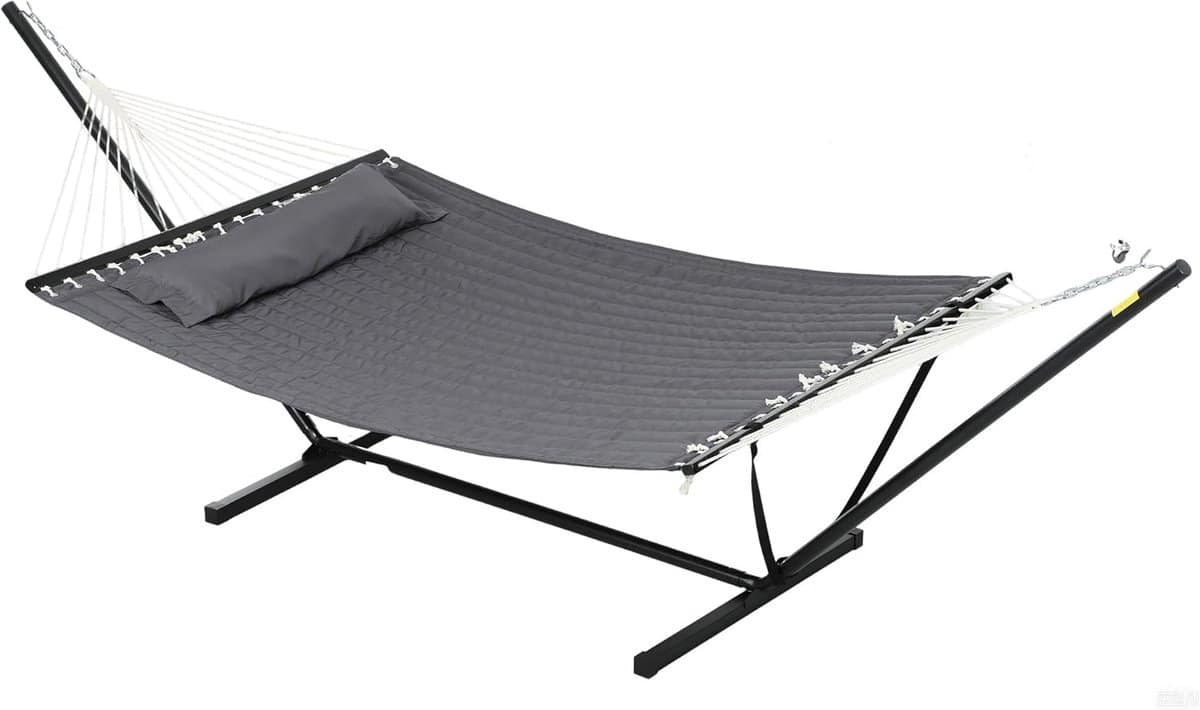 hangmat met standaard hangstoel inklapbaar buitenmoment