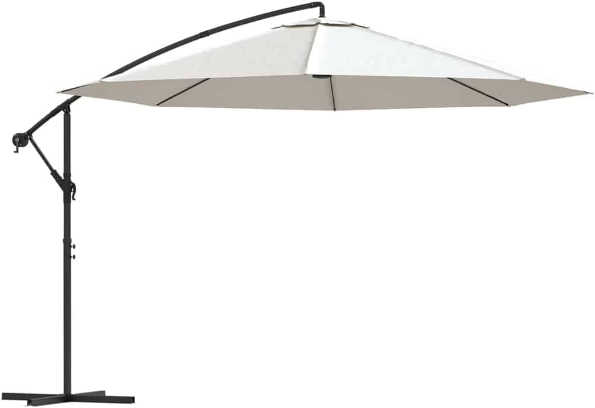 hangparasol zweefparasol scherm terras beschutting vrijdragend design