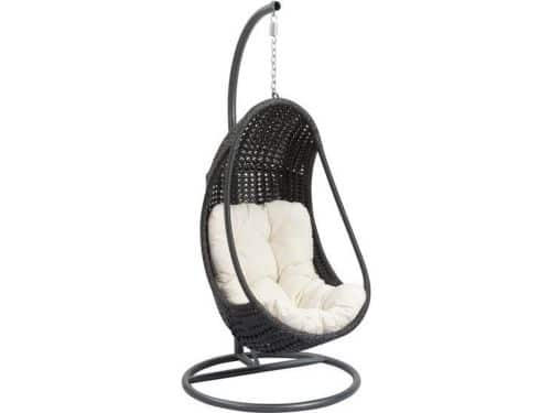 Hangstoel Egg Chair Funny Relax Zwart